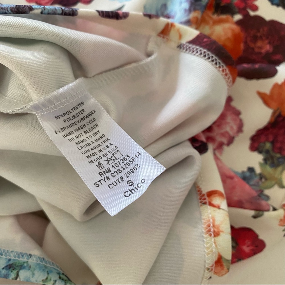 SOLEMIO LOS ANGELES FLORAL MINI SKIRT / Size S - Picture 4 of 4